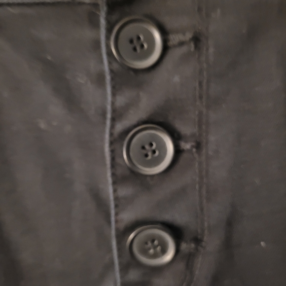 Size 14 premium denim black gaucho style jeans - Picture 3 of 3